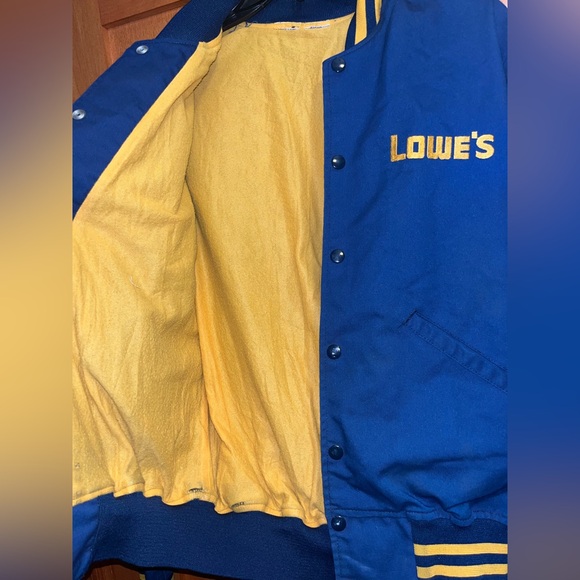 Vintage Lowe's Unitog Employee Uniform Jacket Coat Men Size Medium true vintage - Picture 6 of 7